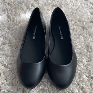 Black Flats Clinton Size 6.5 WIDE